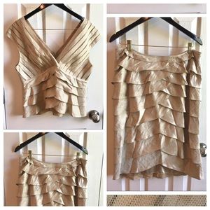 Victor Costa Two-piece Formal Dress set Size 14